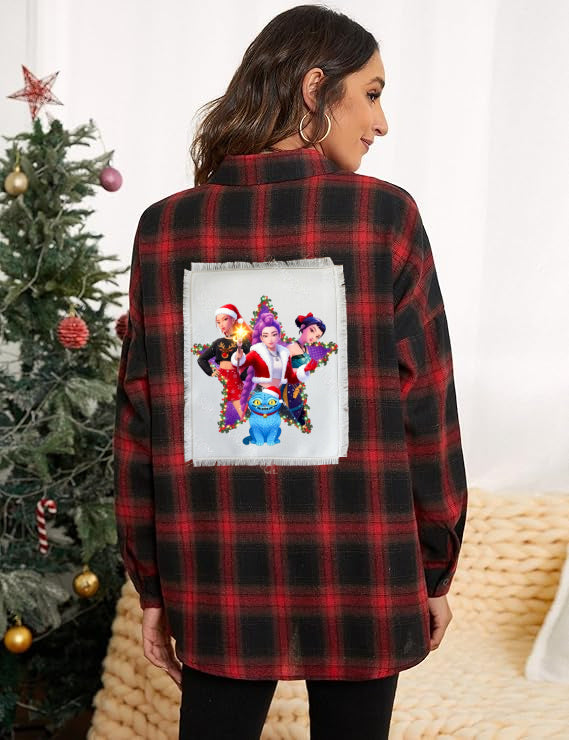 K-Pop Demon Hunter Christmas Flannel