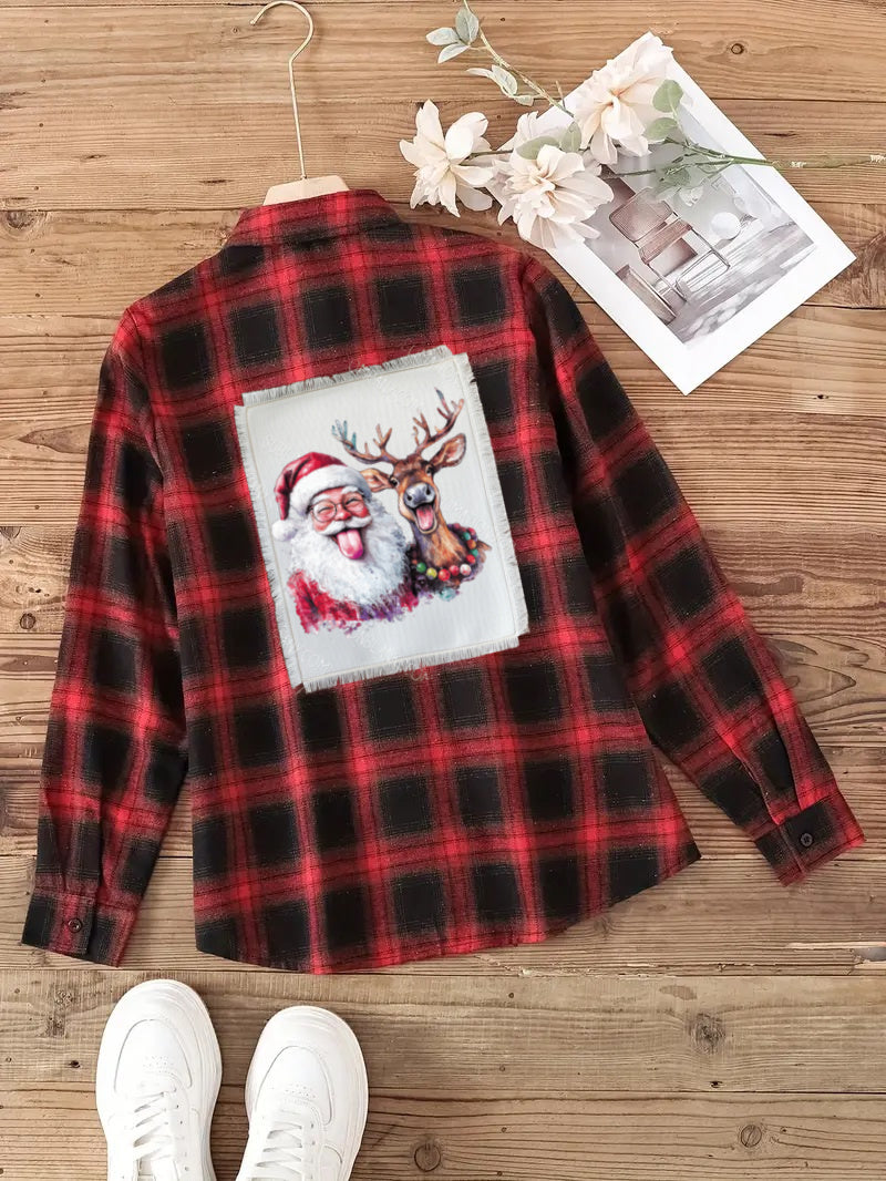 Silly Santa Flannel