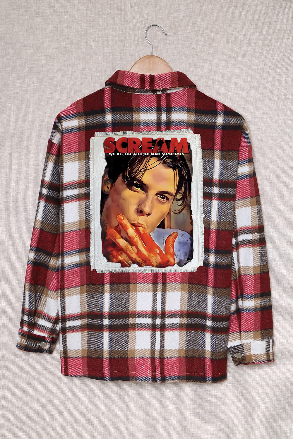 We All Go a Little Crazy Sometimes SCREAM Flannel